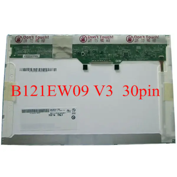 12,1" LTN121AT07 L02 L01 B121EW09 LP121WX3 TLC1 N121IB-L05 pro lenovo X200 X201 X201i LCD displej 30pin