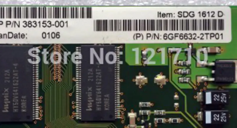 ct Dual 5 MPixel Display Card SDG 1612D 383153-001 6GF6632-2TP01 průmyslová základní deska