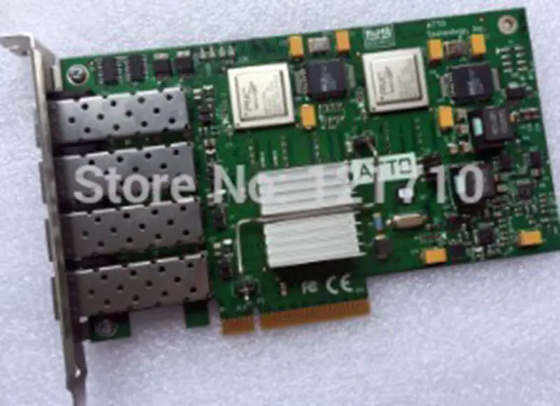 ATTO ATTO FC44ES 4GB/S 4 GIGABIT FIBRE CHANNEL ( FC ) PCI-E X8 HOST BUS ADAPTER ( HBA ) průmyslová základní deska