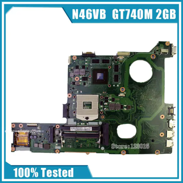 Základní deska Asus N46VB GT740M s 2GB VRAM dedikovanou pamětí