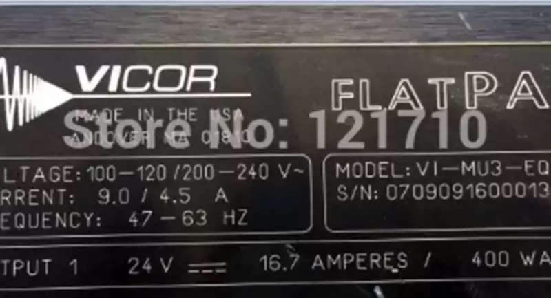 Napájecí zdroj Vicor VICOR FLATPAC VI-MU3-EQ průmyslová základní deska