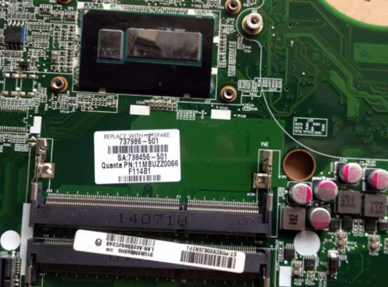 Základní deska HP 737986-50115-N 737986-001 I7-4500U 740M 2GB