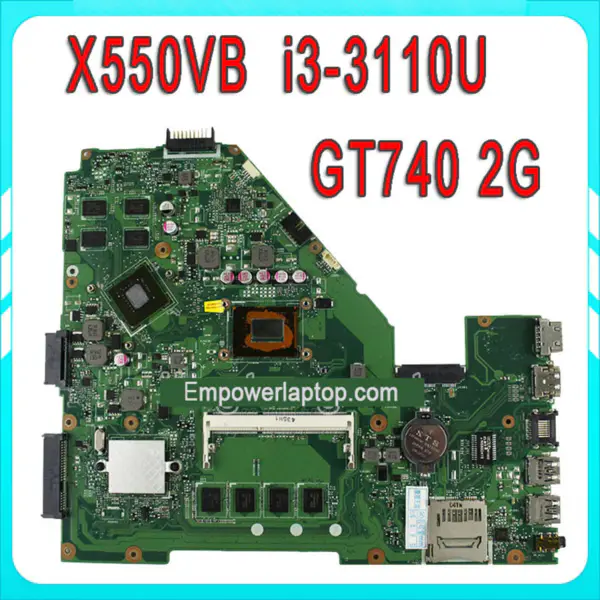 Základní deska Asus X550vb X550CC REV2.0 s procesorem i3-3110 GT740 2g