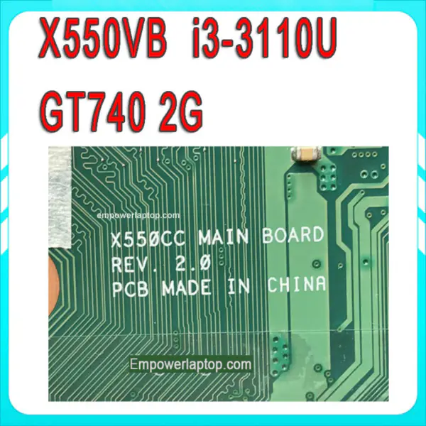 Základní deska Asus X550vb X550CC REV2.0 s procesorem i3-3110 GT740 2g