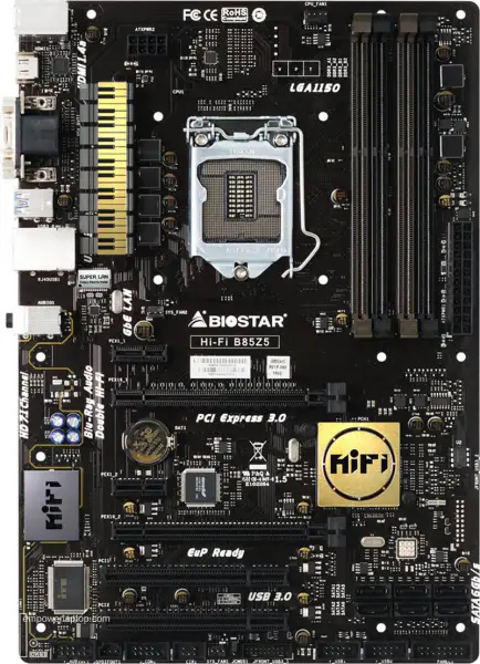 Základní deska Biostar Hi-Fi B85Z5 Intel B85 LGA 1150