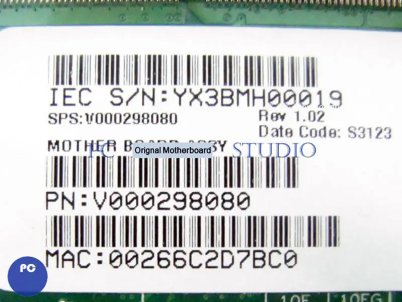 Základní deska Toshiba LX835 AIO s989 V000298080 6050A2507201