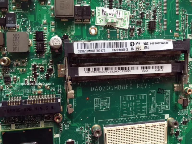 Základní deska Acer 4820 4820T MBPSE06001 DA0ZQ1MB8F0 HM55