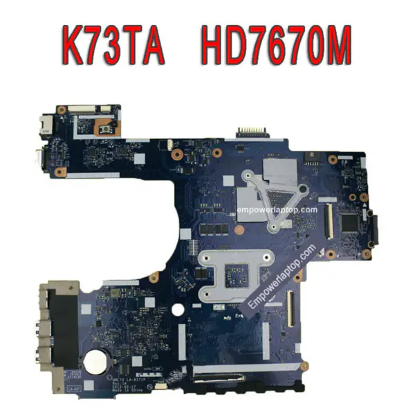 Základní deska Asus K73TA K73T X73T K73TA K73TK R73T Latop REV 1A QBL70 LA-7553P hd7670m 1gb