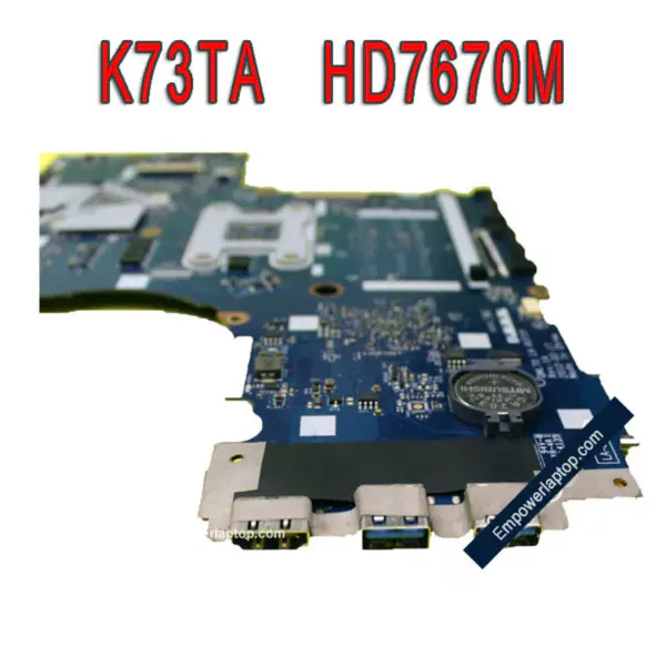 Základní deska Asus K73TA K73T X73T K73TA K73TK R73T Latop REV 1A QBL70 LA-7553P hd7670m 1gb