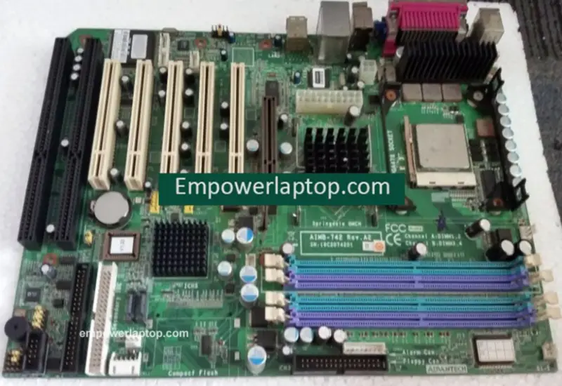 Advantech AIMB-742 Rev.A2 AIMB-742VE průmyslová základní deska s JEDNÍM ethernetovým portem