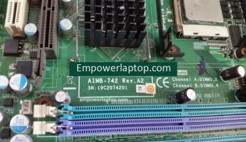 Advantech AIMB-742 Rev.A2 AIMB-742VE průmyslová základní deska s JEDNÍM ethernetovým portem