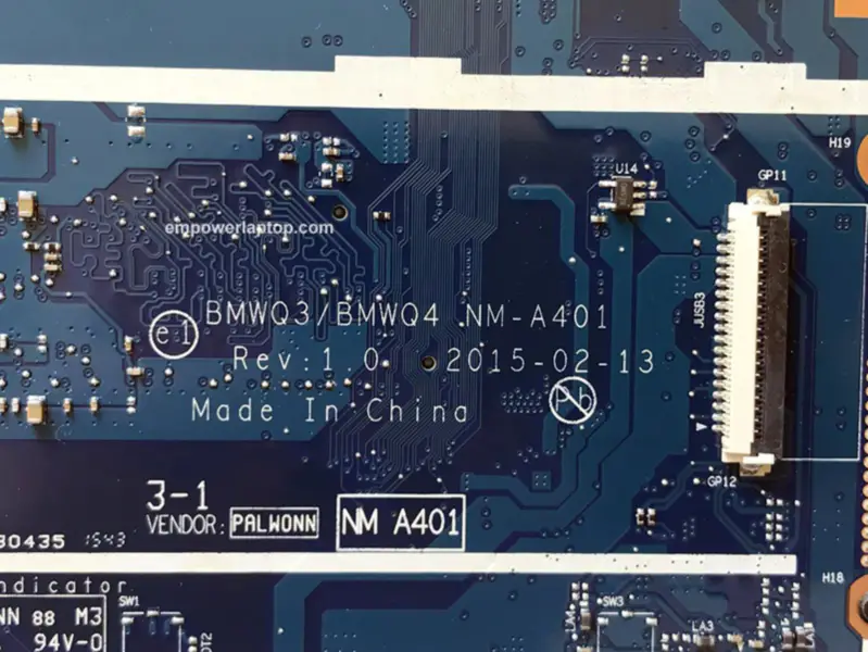 Základní deska Lenovo A G51-35 BMWQ3 BMWQ4 NM-A401 A8-7310 CPU