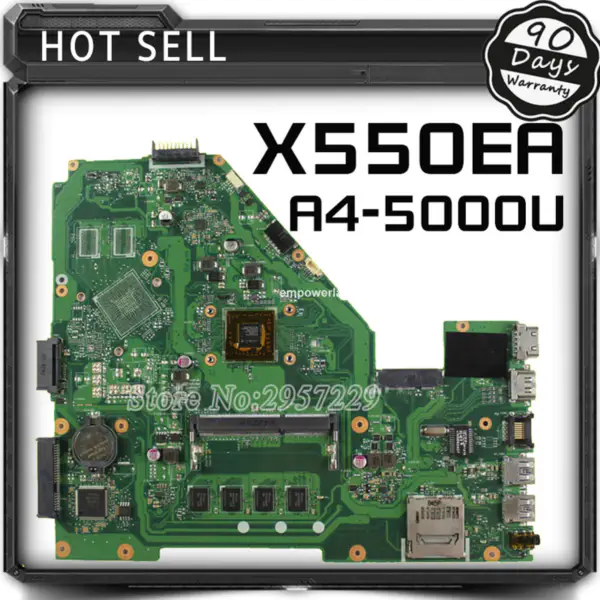 Základní deska Asus X550E X550EA X552E X552EA X550EP REV2.0 s procesorem A4-5000 2G paměti