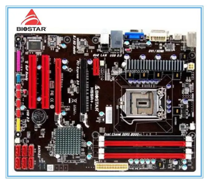 Biostar H55A+ LGA 1156 Polovodičová integrovaná základní deska