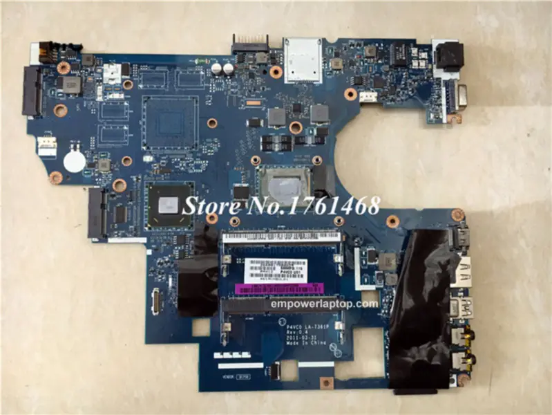 Základní deska Acer 8481 8481G 8481T 8481TG LA-7361P CPU