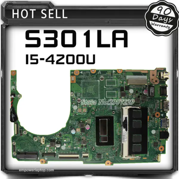 Základní deska Asus S301L S301LA S301LA REV2.0 Procesor I5-4200 Grafika HD 4400