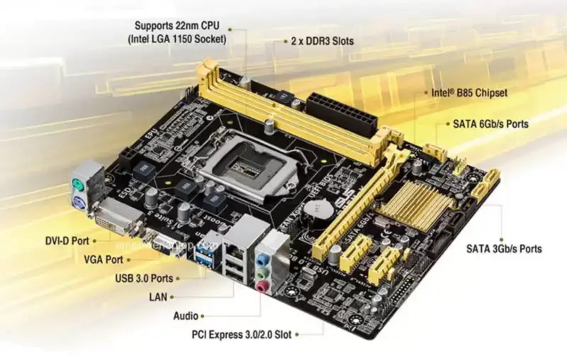 Základní deska Asus B85M-F PLUS B85 LGA 1150 Micro-ATX