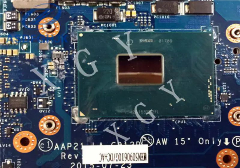 Základní deska Dell CN-0YRFN8 cn-000x1c 00x1c Alienware 17 R3 AAP21 LA-C912P SR2FL I7-6820HK