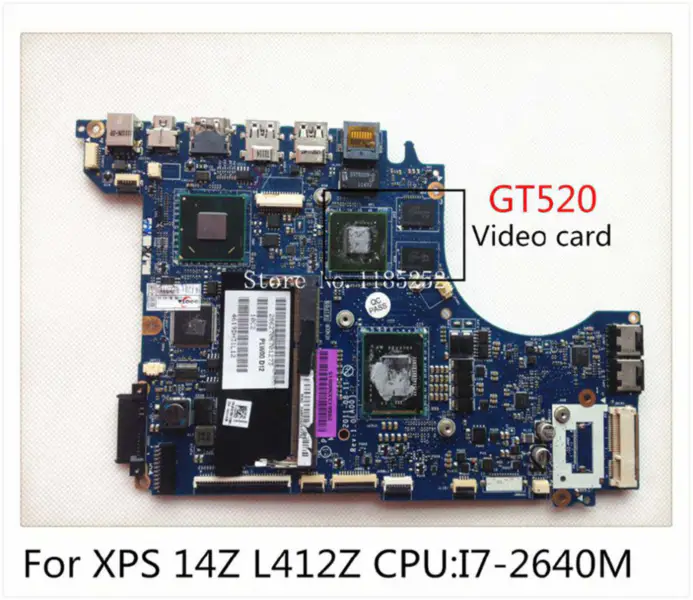 Základní deska Dell 14Z L412Z PLW00 LA-7451P s I7-2640M GT520M