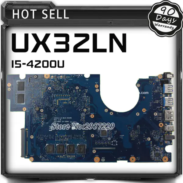 Základní deska Asus UX32L UX32LN UX32LA-LN REV2.0 S i5-4200U GT840 2G HD Graphics 4400 4G paměti