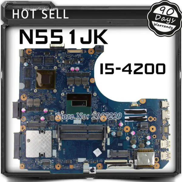 Základní deska Asus G551JK G551JM N551JK REV2.0 Mian s i5-4200U GTX850m 2G