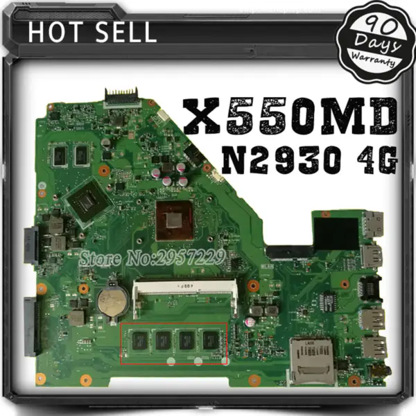 Základní deska Asus X550MD REV2.0 s pamětí N2930U 4G Non-intergarted