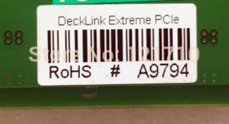 DeckLink Extreme DeckLink Extreme PCIe BMD-PCB23 REV B průmyslová základní deska