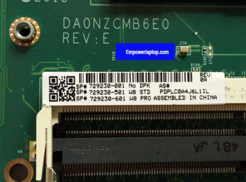 Základní deska HP 23-H 729230-001 729230-501 DA0NZCMB6E0 AIO