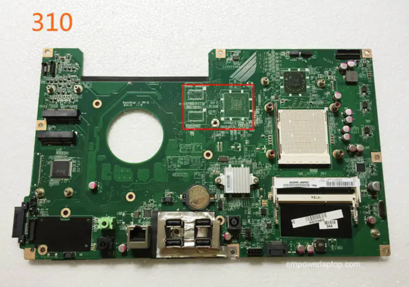 Základní deska HP 618639-001 618639-002 TouchSmart 310 AIO DA0NZ2MB6F0