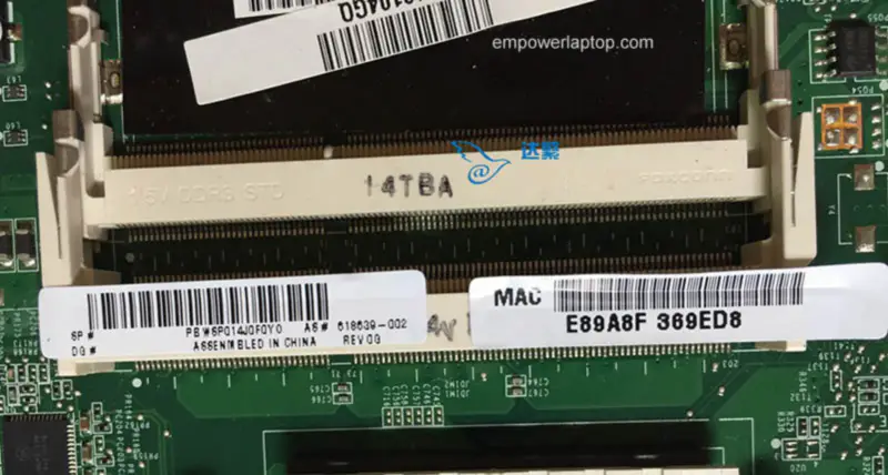 Základní deska HP 618639-001 618639-002 TouchSmart 310 AIO DA0NZ2MB6F0