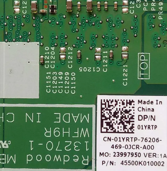 Základní deska Dell 3147 CN-01YRTP 01YRTP 1YRTP S N3530 2,16 GHz