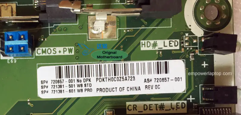 HP 720657-001 Paviion 20 20-b323w AIO 721381-501 ABBRZ-AB základní deska