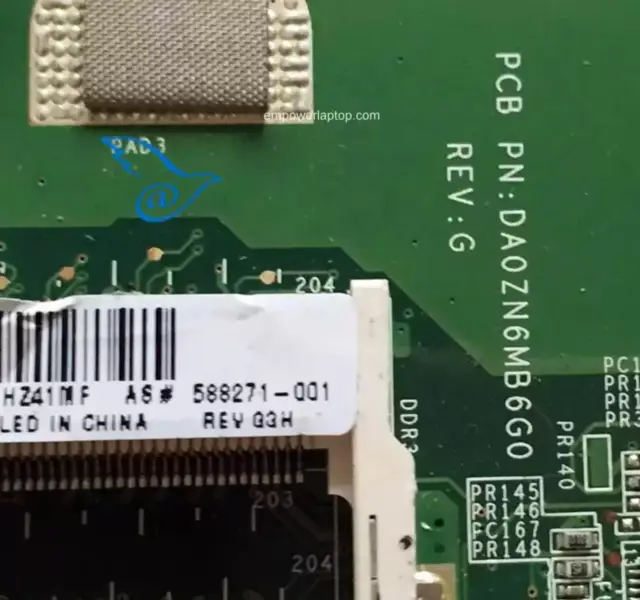 Základní deska HP 588271-001 AIO 200 200-5118CN DA0ZN6MB6G0