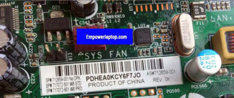 HP motherboard 712659-001