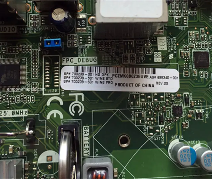 HP 700239-001 699340-001 IPXSB-DM základní deska LGA1155 H61