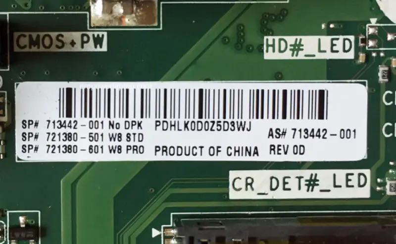 HP 713442-001 721380-501 AMPKB-CT základní deska 23-B 23-F Azure AIO