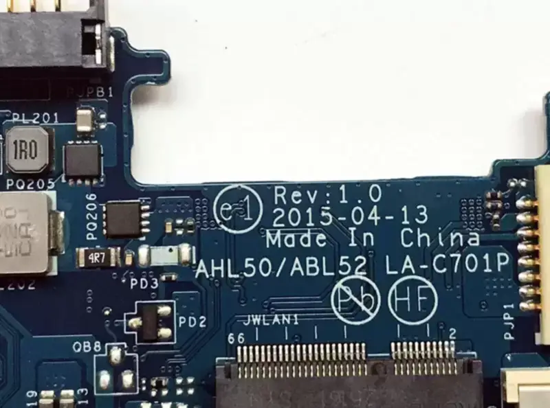 Základní deska HP 15-AC 824453-001 AHL50 ABL52 LA-C701P