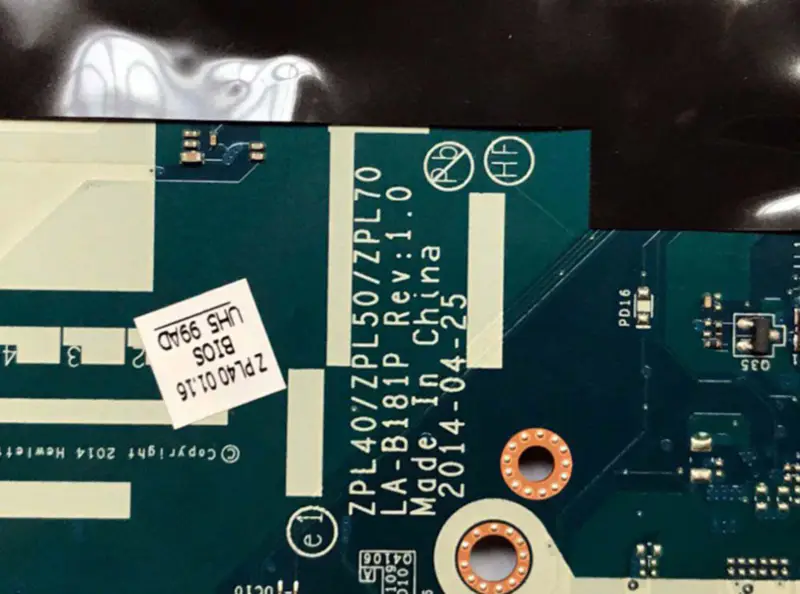 Základní deska HP 450 G2 440 G2 SR23Y i5-5200U 798495-001 LA-B181P