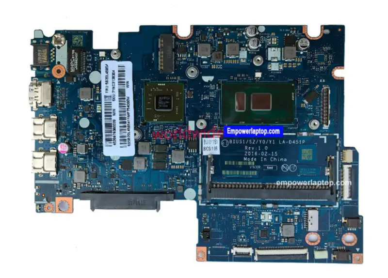 Základní deska Lenovo IdeaPad 510S-14ISK s CPUR2EZ i7-6500U P N LA-D451P 5B20L45854