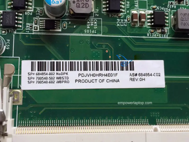 HP 684854-001 ENVY 20 20-D AIO 684854-002 700540-002 700540-001 Základní deska