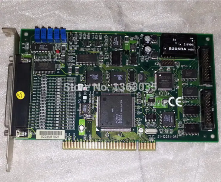 NI PCI-9111 PCI-9111DG 16 kanálů 12bit 100kS PCI DAQ karta