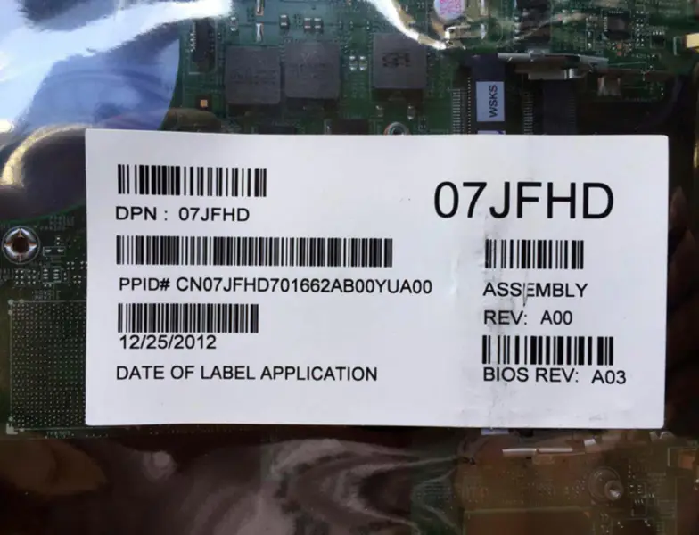 Základní deska Dell 7JFHD 07JFHD CN-07JFHD Vostro 1440 V1440 HM57