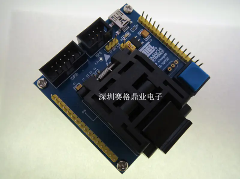 STM32-LQFP100 STM32L151VB/52VB/STM32F103VE/STM32F207VC IC Burn-in Socket Programovací sídlo