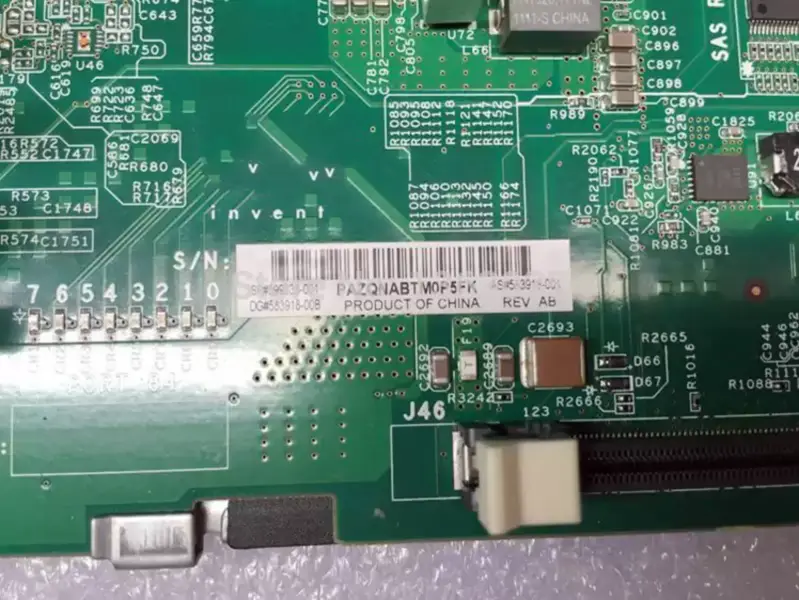 HP 599038-001 583918-001 DL380 G7 Serverová základní deska Systémová deska pro DL380G7