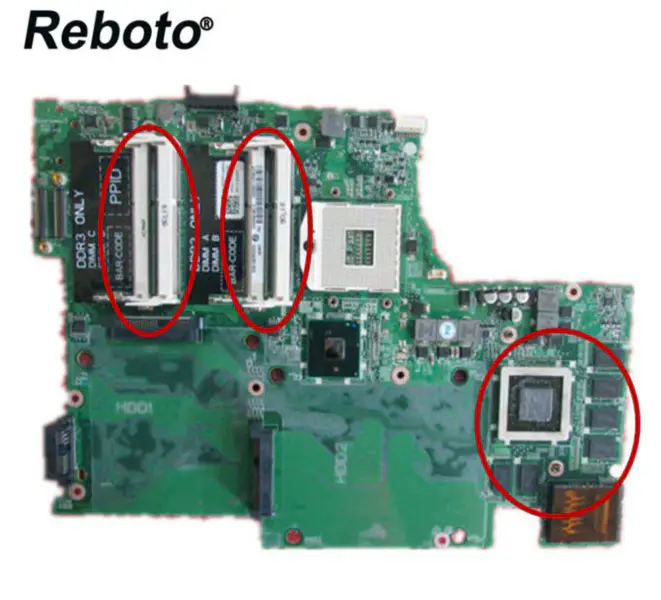 Základní deska Dell 17R L701X CN-053JR7 053JR7 53JR7 GT435M HM57