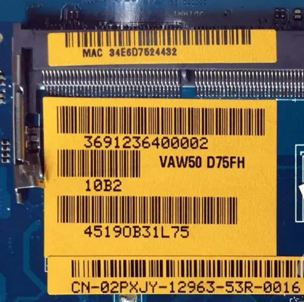Základní deska Dell E5540 CN-02PXJY 02PXJY 2PXJY I5-4310U 2.0GHZ LA-A101P