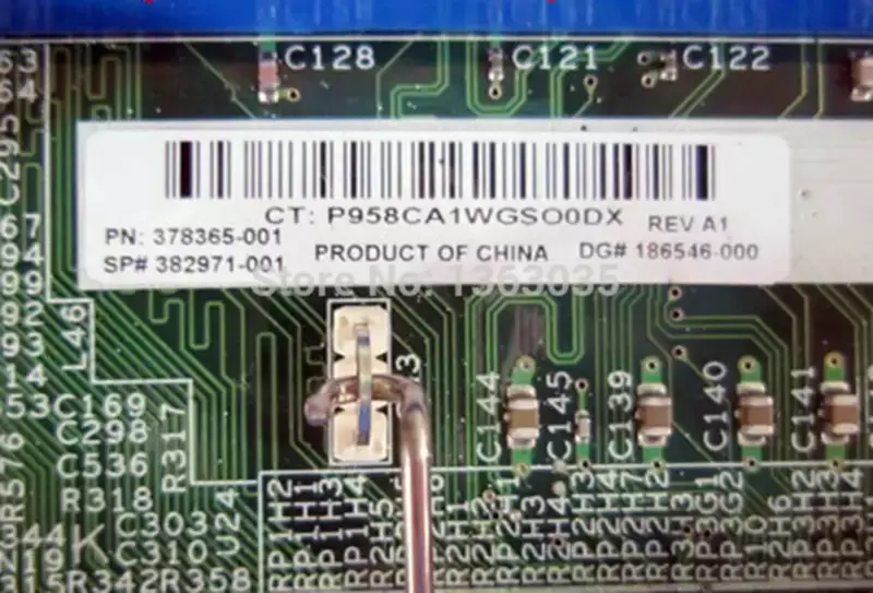 HP 378365-001 382971-001 Základní deska serveru pro Proliant ML310G2