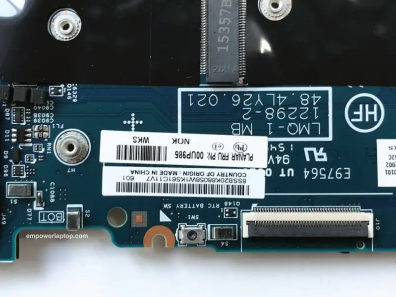 Základní deska Lenovo MB FRU 00UP985 X1 Carbon LMQ-1 48.4LY26.021 SR1EA I7-4600U 8GB RAM