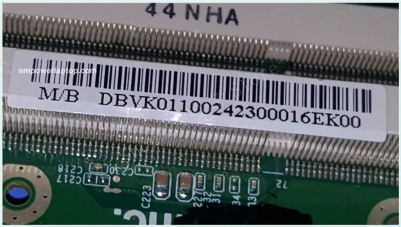 Základní deska Acer DBVK011002 I5-3337U SR0XL