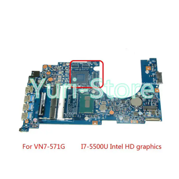 Základní deska Acer 448.02F08.0011 Nitro VN7-571 VN7-571G NBMQJ11006 NB.MQJ11.006 SR23W I7-5500U